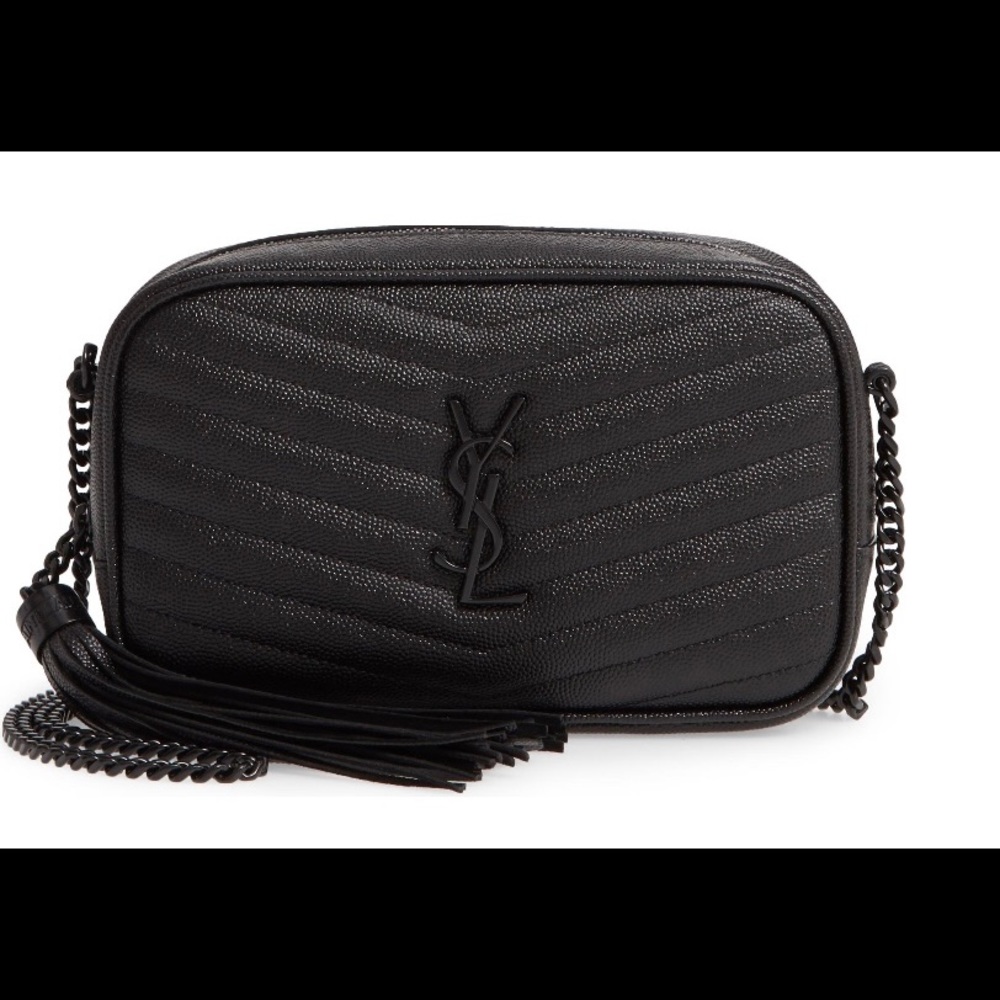 New Saint Laurent mini Lou camera bag.  Original packaging never used.